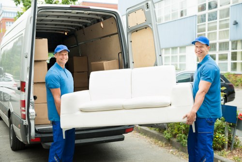 House movers helping with a home relocation in Wimbledon