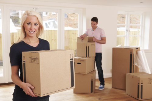 Local commercial moving team handling access and loading in Wimbledon