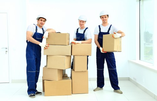 Office removals team planning a move in Wimbledon