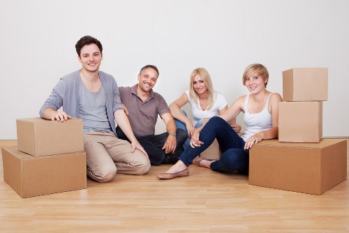 Commercial relocation materials and office equipment for a Wimbledon move
