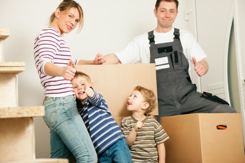 Local moving van for Wimbledon house and flat removals